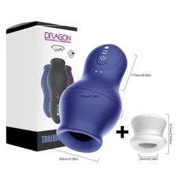 Male Masturbator Automatic Sucking Male Machine Oral Vaginal Penis vibrator Sex Toy for Man Masturbation Cup