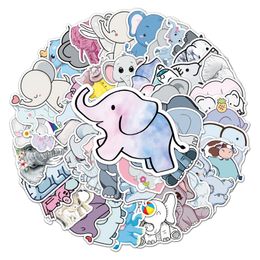 50Pcs-Pack Cartoon Elephant Stickers Wall Stickers Wholesale Vinyl Sticker Waterproof Laptops Car Scrapbooking Guitar Box Skateboard JDM Luggage Decal