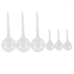 Watering Equipments 6 Pcs Clear Plant Bulbs Garden Globes Plastic Self-Watering Water Device For