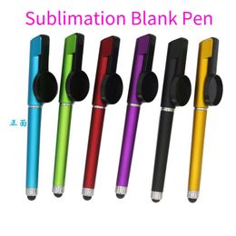 Ballpoint Pens Customised Personalised Office Pen Advertizement PenCustom Sublimation Blank Ballpoint Pen Heat Transfer Printable 230524