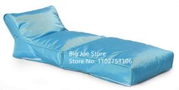 Camp Furniture Blue Outdoor Comfortable Chairs Sleeping Bag Sofa Daybed Bean Chaise Lounge Drop