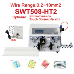 Touch Screen Control Peeling Stripping Cutting Machine SWT508 HT2S Computer Automatic Wire Strip Stripping Machine 0.1-10MM2 AWG