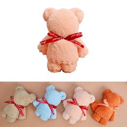 35*75cm Creative Towels Bear Shape Hand Towels Face Washing Towel Party Wedding Gifts Business Annual Meeting Gift