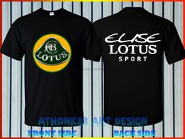 Men's T Shirts LOTUS SPORT BLACK T-SHIRT HIGHT QUALITY Men