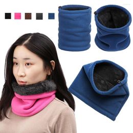 Scarves Outdoor Thick Shawl Thermal Warm Circle Wrap Knit Neck Scarf Warmer Beanie Ski Balaclava Hat Fleece Snood