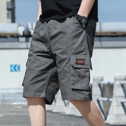 Shorts Safari style merchandise Men's summer fashion Multi pocket Bermuda men's casual Street clothing Cotton shorts P230524