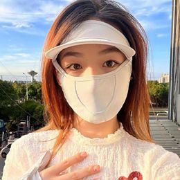 Scarves Trendy Riding Face Guard Sweat-absorbent Sunscreen Hat Eyes Exposed Full Forehead Anti-UV