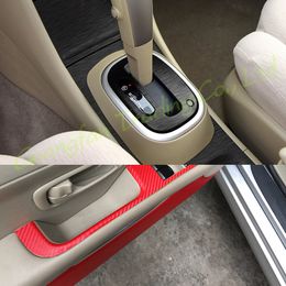 3D/5D Carbon Fiber Car Interior Center Console Cover Color Change Molding Sticker Decals For NISSAN SYLPHY 2012-2021