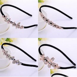 Headbands High Quality Bow Diamonds Nonslip Hair Hoop Ladies Head Jewellery Tg018 Mix Order 30 Pieces A Lot Drop Delivery Hairjewelry Dhozq