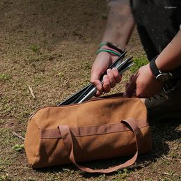 Storage Bags Outdoor Camping Tent Peg Ground Nail Bag Hammer Long Portable Install Tools Organizer