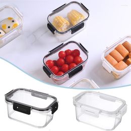 Storage Bottles Transparent Food Fresh-Keeping Box Refrigerator Organiser Portable Lunch Vegetables Fruits Salad Sealed Jar Container