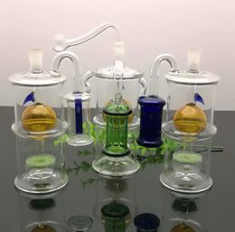Europe and America Smoke Pipes Hookah Bong Glass Rig Oil Water Bongs Classic External Glass Sand Core Filter Water Smoke Bottle