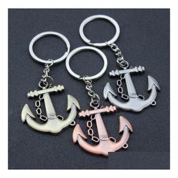 Key Rings Rudder Anchor Couple Keychain Pendant R026 Mix Order 20 Pieces A Lot Keychains Drop Delivery Jewellery Dhwl7
