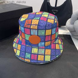 Wide Brim Hats Fashion designer bucket hat men and women hats colorful classic style outdoor sunshade travel applicable very beautiful L230523