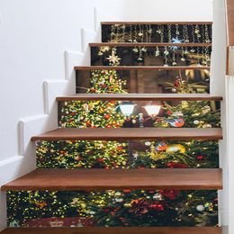 Wall Stickers 2023 Product Christmas Staircase Home Decor Stair Decal Stairway Family Riser