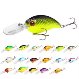 Baits Lures 1 Wobblers 10cm 14g crank Isca artificial 3D eye bass Parker bait Pesca Minnow fishing gear P230525