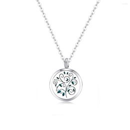 Pendant Necklaces Flower (25mm) / 316L Stainless Steel Essential Oils Diffuser Locket Necklace