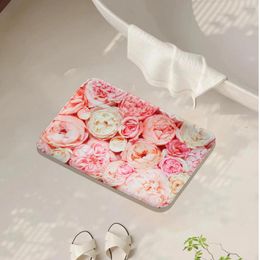 Bath Mats Memory Foam Bathroom Rugs Non-Slip Mat Water Absorbent And Machine Washable Carpet Rug For Shower Floor