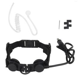 Walkie Talkie Universal Tactical Throat Mic Neckband Smart Headset Control High-Sensitivity Clearly Microphone Fit For Bike