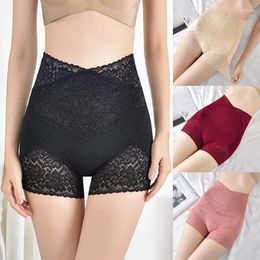 Women's Shapers Women Lace Safety Shorts High Waist Lift Buttock Seamless Underwear Slimming Pants Shaping Tummy Control Knickers