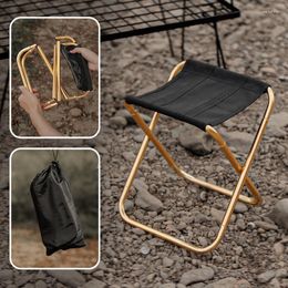 Camp Furniture Portable Folding Fishing Chair Aluminium Alloy Ultralight Travel Picnic Camping Outdoor Chairs