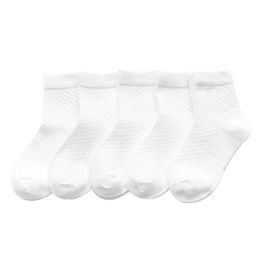 Socks 5 pairs/batch of cotton Cute baby boys girls Adolescent ultra-thin casual mesh soft 1-10Y spring and summer children's socks G220524