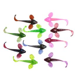 Baits Lures Soft 1pcs 8cm/4.3g high-quality Minnow artificial false for flying fish Wobblers silicone soft bait Tackle P230525