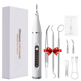 Other Oral Hygiene 5 Modes Ultrasonic Electric Tooth Cleaner Dental Calculus Remover Teeth Whitening Tartar Plaque Stain Cleaning Tool 230524