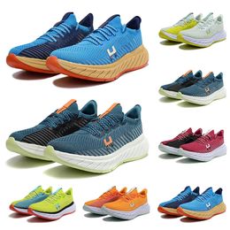 Diseñador de zapatos para correr Hombres Mujeres Carbon X 3 negro blanco melocotón Radiant Yellow Mountain Spring sports runner zapatillas de deporte tamaño 36-45
