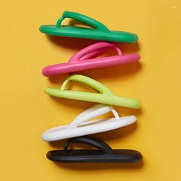 Slippers 2023 Purple Flip Flops For Women Summer Clip Toe Soft Sole Beach Woman Indoor Bathroom Anti-Slip Slides