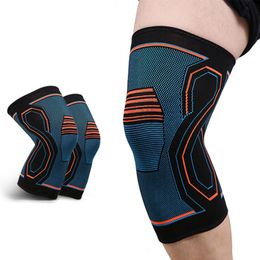 Protective Gear 1PC Compression Knee Brace Workout Support for Joint Pain Relief Running Biking Basketball Knitted Sleeve Adult 230524