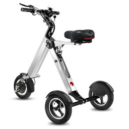 TopMate ES32 Electric Scooter Mini Tricycle for Adult, Folding Electric Mobility Scooter with 10 Inch Pneumatic Tyres