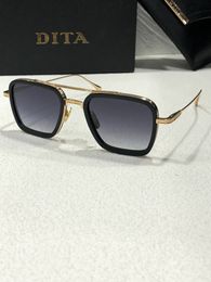 classic DITA Sunglasses luxury womens Designer Sunglasses fashion retro brand eyeglass golden frame sunnies UV resistant sunnies 232