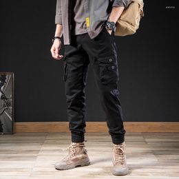 Men's Pants Men Fashion Cargo Slim Straight Fit Cotton Multi Colour Clothing Y2k Streetwear Man