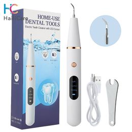 Other Oral Hygiene Ultrasonic Teeth Cleaner Oral Dental Calculus Tartar Remover Plaque Stains Removal Tooth Whitening Cleaning tools 230524