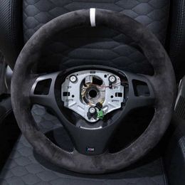Steering Wheel Covers Car Steering Wheel Braid Cover Customised Anti-Slip Suede leather For BMW M Sport M3 E90 E91 E92 E93 E87 E81 E82 E88 X1 E84 G230524 G230524