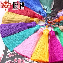 Mibrow 5pcs/lot 8cm Silk Tassel Fringe Charms Pendants Satin Tassels Cords for DIY Earrings Bag Jewellery Making Findings