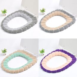 Toilet Seat Covers Universal Warm Soft Washable Cover Mat Home Decor Cute Pumpkin Closestool Case Lid Accessories