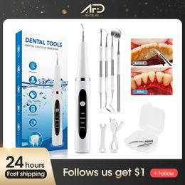 Other Oral Hygiene Ultrasonic Dental Electric Irrigador Dental Calculus Remover Teeth Whitening Tartar Stain Plaque Removal Teeth Cleaner 230524