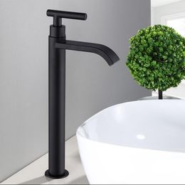 Bathroom Sink Faucets Accessories Waterfull Basin Faucet Toliet Taps Washbasins Cold Water Furniture For Washing Removable High Spout Bath