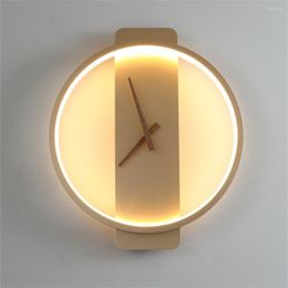Gift Wrap Wall Clock Modern Design Acrylic Electronic Living Room Lamp Home Decor For Birthday Christmas Wedding Party Gifts Box