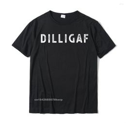 Men's T Shirts DILLIGAF Do I Look Like Give A F Funny Sarcastic Humour T-Shirt Cotton Casual Tops & Tees Designer Men Top T-Shirts Normal