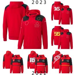 2023 new F1 team clothing fashion hooded sweater men's hooded sweater outdoor racing hoodie