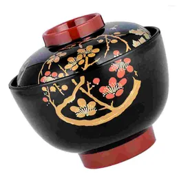 Bowls Miso Soup Household Holder Container Bowl Cover Ceramic Mixing Multi-functional Storage Restaurant