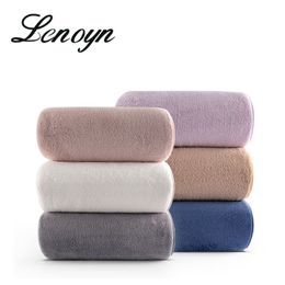 Lenoyn Autumn and Winter Bathing Water Absorbing Towel Quick Drying Bath Towel Soft and Comfortable Microfiber Adult Bath Towel