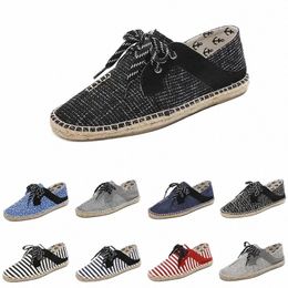 men women casual shoes canvas sneakers stripe Black White Red Grey mens traners Jogging Walking two e6IW#