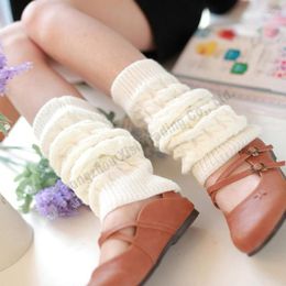 Women Socks Winter Knit Crochet Knitted Legging Stripe Boot Cuffs Thigh High