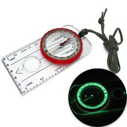 Multifunctional Strong Magnetic Compass Outdoor Children's Compass Luminous Multifunctional Waterproof Tactical Compass