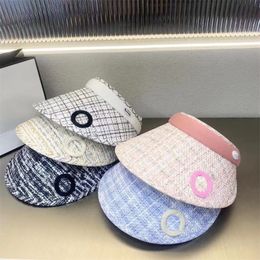 Women High Version Sun Visor Sunshade Empty Top Hat Summer Outing Riding Uv Protection Sunhat 5 Colours