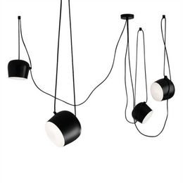 Pendelleuchten Moderne Trommel-Pendelleuchte Decken-LED-Hängelampe Spinne Industrielle Pendelleuchten für Restaurantküche Nordic Loft-Leuchte G230524
